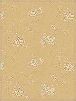 Floral Vine Gold and Cream Wallpaper G67633 by Galerie Wallpaper for sale at Wallpapers To Go