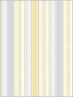Multi Striped Yellow Blue and White Wallpaper G67532 by Galerie Wallpaper for sale at Wallpapers To Go