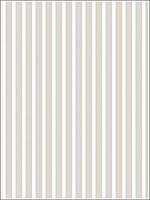 Pin Striped Beige and White Wallpaper G67542 by Galerie Wallpaper for sale at Wallpapers To Go