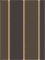 Wide Striped Brown and Beige Wallpaper G67546 by Galerie Wallpaper for sale at Wallpapers To Go