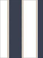 Wide Striped Blue Grey and White Wallpaper G67550 by Galerie Wallpaper for sale at Wallpapers To Go