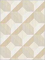Dimensonal Diamonds Beige Wallpaper CK36619 by Patton Norwall Wallpaper for sale at Wallpapers To Go
