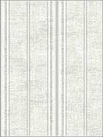 Striped Off White Metallic Silver Raised Ink Wallpaper 1730808 by Seabrook Wallpaper for sale at Wallpapers To Go