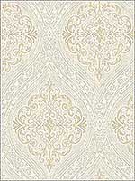 Damask Neutrals Raised Ink Wallpaper 1731307 by Seabrook Wallpaper for sale at Wallpapers To Go