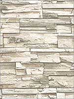 Natural Stacked Stone Peel and Stick Wallpaper RMK9026WP by York Wallpaper for sale at Wallpapers To Go