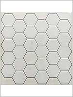 White Hexagon White StickTiles TIL3458FLT by York Wallpaper for sale at Wallpapers To Go