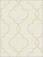 Malo Cream Sisal Ogee Wallpaper 2765BW40505 by Kenneth James Wallpaper for sale at Wallpapers To Go