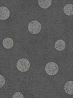 Caro Charcoal Polka Dots Wallpaper 379045 by Eijffinger Wallpaper for sale at Wallpapers To Go