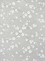 Sakura Grey Wallpaper T75515 by Thibaut Wallpaper for sale at Wallpapers To Go