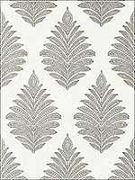 Palampore Leaf Grey Wallpaper AT78724 by Anna French Wallpaper for sale at Wallpapers To Go