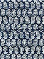 Gada Paisley Navy Wallpaper AT78787 by Anna French Wallpaper for sale at Wallpapers To Go