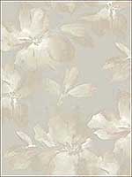 Midnight Blooms Gray Wallpaper SO2472 by Candice Olson Wallpaper for sale at Wallpapers To Go