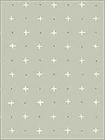 Cross Stitch Grey Wallpaper MK1103 by Magnolia Home Wallpaper for sale at Wallpapers To Go