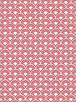 Stacked Scallops Pink Wallpaper MK1155 by Magnolia Home Wallpaper for sale at Wallpapers To Go