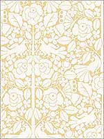 Fairy Tales Yellow Wallpaper MK1162 by Magnolia Home Wallpaper for sale at Wallpapers To Go