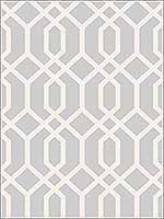 Trellis Grey Montauk Wallpaper FD23271 by Brewster Wallpaper for sale at Wallpapers To Go