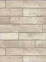Weathered Grey Nailhead Plank Wallpaper FD23276 by Brewster Wallpaper for sale at Wallpapers To Go