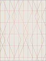 LeVeque Cream Deco Diamond Geo Wallpaper UW24787 by Brewster Wallpaper for sale at Wallpapers To Go
