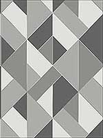 Delano Grey Structured Geo Wallpaper UW24784 by Brewster Wallpaper for sale at Wallpapers To Go