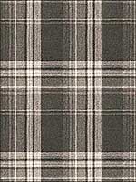 Saranac Dark Brown Flannel Wallpaper 311812671 by Chesapeake Wallpaper for sale at Wallpapers To Go