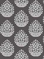 Totem Taupe Pinecone Wallpaper 311825093 by Chesapeake Wallpaper for sale at Wallpapers To Go