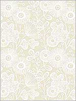 Ana Cream Floral Wallpaper 282125108 by A Street Prints Wallpaper for sale at Wallpapers To Go