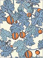 Frutto Proibito Hyacinth Orange Wallpaper 1141003 by Cole and Son Wallpaper for sale at Wallpapers To Go