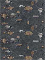 Macchine Volanti Midnight Wallpaper 971002 by Cole and Son Wallpaper for sale at Wallpapers To Go