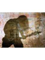 Silhouette Guitar 6 Panel Mural G45280 by Galerie Wallpaper for sale at Wallpapers To Go