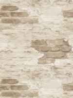 Distressed Brick Wallpaper G45355 by Galerie Wallpaper for sale at Wallpapers To Go