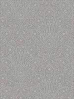 Distressed Paisley Dark Grey Grey Wallpaper FH37548 by Patton Norwall Wallpaper for sale at Wallpapers To Go