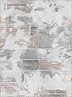 Brick Grey Wallpaper G67989 by Patton Norwall Wallpaper for sale at Wallpapers To Go