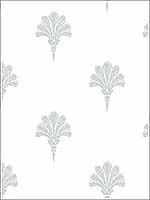Summer Fan Daydream Gray Wallpaper MB31617 by Seabrook Wallpaper for sale at Wallpapers To Go
