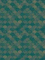 Mermaid Scales Teal Gold Wallpaper Y6230204 by Antonina Vella Wallpaper for sale at Wallpapers To Go
