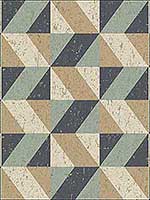 Cerium Multicolor Concrete Geometric Wallpaper 290825310 by A Street Prints Wallpaper for sale at Wallpapers To Go