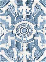 Topiary China Blue Wallpaper 1152007 by Cole and Son Wallpaper for sale at Wallpapers To Go