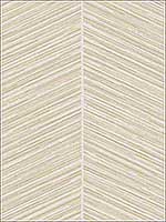 Herringbone Stripe Metallic Gold and Off White Wallpaper AW70703 by Collins and Company Wallpaper for sale at Wallpapers To Go