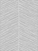 Herringbone Stripe Metallic Silver and Gray Wallpaper AW70707 by Collins and Company Wallpaper for sale at Wallpapers To Go