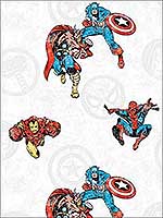 Avengers Classic Wallpaper RMK11167RL by York Wallpaper for sale at Wallpapers To Go