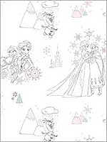 Disney Frozen Wallpaper RMK11169RL by York Wallpaper for sale at Wallpapers To Go