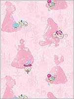 Pink Disney Princess Wallpaper RMK11170RL by York Wallpaper for sale at Wallpapers To Go