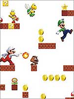 Mario Wallpaper RMK11189RL by York Wallpaper for sale at Wallpapers To Go