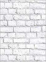 White Brick Wallpaper RMK11237WP by York Wallpaper for sale at Wallpapers To Go