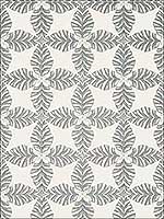 Starleaf Grey Wallpaper T2973 by Thibaut Wallpaper for sale at Wallpapers To Go