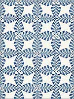 Starleaf Blue Wallpaper T2974 by Thibaut Wallpaper for sale at Wallpapers To Go