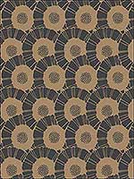 Coco Bloom Black Wallpaper CA1559 by Antonina Vella Wallpaper for sale at Wallpapers To Go