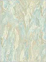 Marble Effect Soft Blue Cream Wallpaper RM61102 by Casa Mia Wallpaper for sale at Wallpapers To Go