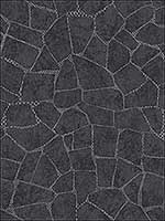 Tile Effect Soft Black Grey Wallpaper RM91400 by Casa Mia Wallpaper for sale at Wallpapers To Go