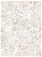 Abstract Flower Grey White Soft Pink Wallpaper RM51301 by Casa Mia Wallpaper for sale at Wallpapers To Go