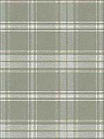 Tartan Soft Green White Wallpaper RM80104 by Casa Mia Wallpaper for sale at Wallpapers To Go
